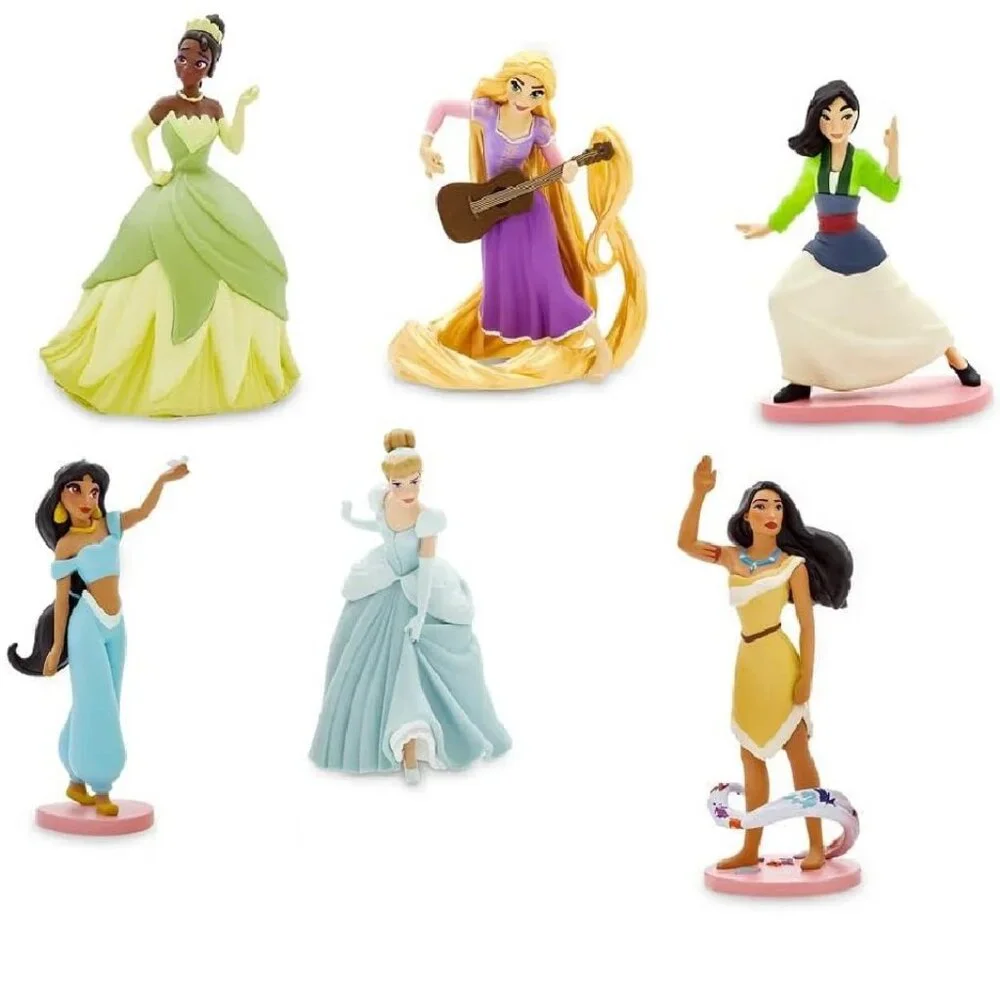 Disney Princess Figurine Playset 6pk SEALED